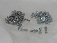 40 WHEEL ASSEMBLY BOLTS + NUTS FOR 2 or 3 PIECE WHEELS RIM 40MM LONG 8M THREAD