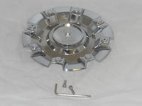 1 - GM Chevy Bow Tie Logo Explorer Van Chrome 3345 AEWC Wheel Rim Center Cap