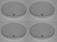 4 Cap Deal Chrome No Logo Wheel Rim Center Cap Part # 899071 or 991-0235