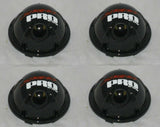 4 PACK STREET PRO BY VPW BLACK WHEEL CENTER CAP MCS77NA03 C10695B-VPW C10695B