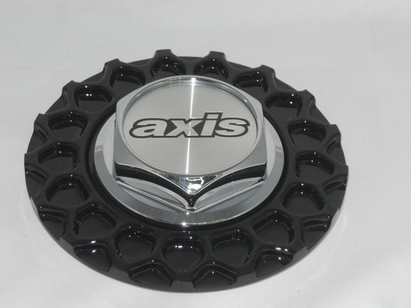 AXIS KLASSIC MESH BLACK WHEEL RIM CENTER CAP THREADED THREAD ON 6-3/4" DIA