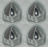 SET OF 4 FITS ECO 820 DANTE KMC BULLET DOME WHEEL RIM CHROME CENTER CAP 1002716