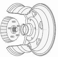 SET OF 4 WHEEL RIM HUB CENTRIC RINGS I 72.6MM WHEEL (OD) I 63.9MM HUB (ID) 72639