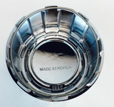 1 - AMERICAN EAGLE ALLOYS 3226 CHROME WHEEL RIM CENTER CAP WITH SNAP WIRE RING