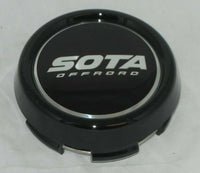 SOTA OFFROAD DEATH METAL GLOSS SHINY BLACK 6005K79 WHEEL RIM CENTER CAP 1281S02