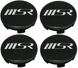 4 CAP DEAL MSR WHEEL RIM BLACK CENTER CAP ACC 3217 02 SNAP IN AEWC 052 087 144