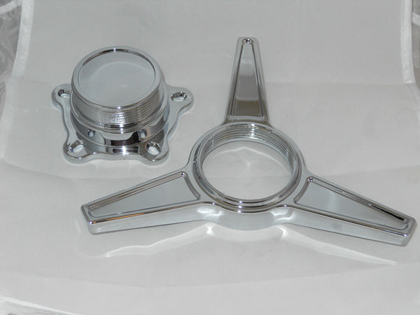 2 Bar Spinner Wheel Caps For 8 Lug Silverado 2-1/4 Spacing Set Of 2 Bar Spinner Wheel Caps For 8 Lug Silverado 2-1/4 Spacing Set Of