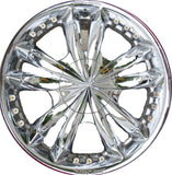 RARE JESSE JAMES - 357 20x9.0.24x10.26x10.5 SAMWON WHEEL RIM CHROME CENTER CAP