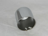 PACER FITS 3.18" DIAMETER BORE CHROME WHEEL RIM CENTER CAP PUSH THRU 100HM