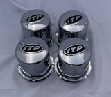 4 CAP DEAL ITP 2.65" Dia Bore Wheels Chrome Steel Push Thru Center Caps SM1300BX