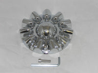 * MAZZI 730 SERIES DUOMO C10730 WHEEL RIM CENTER CAP CHROME WITH SCREW