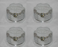 4 CAP DEAL ITP CHROME PLASTIC SNAP IN WHEEL RIM CENTER CAPS P110BX 4x110