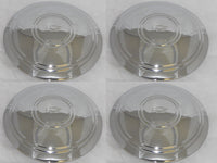 Set of 4 GM Chevy Bow Tie Logo Chrome Wheel Rim Center Cap Police Rally 71-1000C