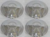 Set of 4 GM Chevy Bow Tie Logo Chrome Wheel Rim Center Cap Police Rally 71-1000C