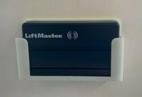 2 GARAGE DOOR WIRELESS WALL BUTTON WHITE MOUNT FOR CHAMBERLAIN LIFTMASTER OPENER