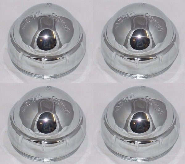 4 CAP DEAL MKW WHEEL RIM CHROME THREADED CENTER CAP C607901-CAP TL MKC-S-001