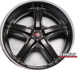 RARE RED LETTER BOSS MOTORSPORTS 333 FLAT BLACK WHEEL RIM CENTER CAP ACC 3240 08