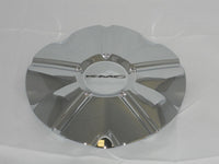 KMC 124 ACE CHROME WHEEL RIM CENTER CAP 1000124 S209-71 CAP-124-24 WITH LOCKRING