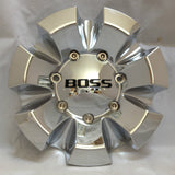 BOSS MOTORSPORTS 332 WHEEL RIM CHROME CENTER CAP ACC 3237 06 NEW w/ SCREWS