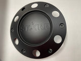 STARR ALLOY WHEEL 739 HARDCORE BLACK WHEEL RIM CENTER CAP 739L186 LG1110-27