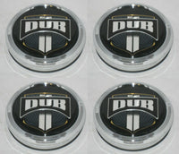 SET OF 4 NEW DUB BALLER 1003-07-04 1003-07 WHEEL RIM CHROME CENTER CAP W/ O-RING