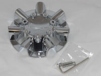 BOSS MOTORSPORTS 332 WHEEL RIM CHROME CENTER CAP ACC 3237 06 NEW w/ SCREWS