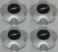 4 CAP DEAL 1997 - 2004 FORD F150 SVT LIGHTNING 18" SILVER WHEEL RIM CENTER CAPS