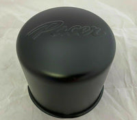 PACER FITS 3.28" DIAMETER BORE BLACK WHEEL RIM CENTER CAP PUSH THRU 101HM-BK