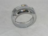 WELD RACING FORGED ALLOY OPEN ENDED 4x4 CHROME WHEEL RIM CENTER CAP 614-3637