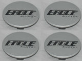4 CAP DEAL EAGLE ALLOYS METALLIC SILVER WHEEL RIM CENTER CAP ACC 3088 03 or 139