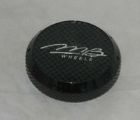 MB WHEELS GLOSS BLACK WHEEL RIM CENTER CAP C46GB-MB C-228-4