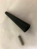 BLACK SHORT ANTENNA FITS MOST MINI COOPER , BMW , VOLKSWAGEN AUDI w/ 5MM THREAD