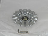 TIS 26" WHEELS TIS-08 S509-19 TIS08200001 SILVER WHEEL RIM CENTER CAP WITH SCREW