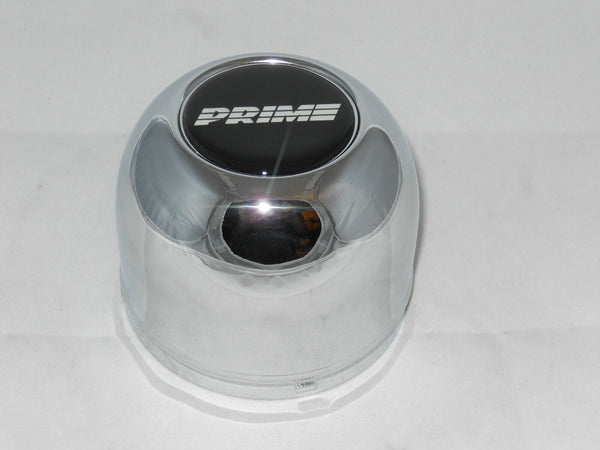 1 PIECE PRIME LOGO C-183 WHEEL RIM CHROME STEEL CENTER CAP 3.75" DIA BORE