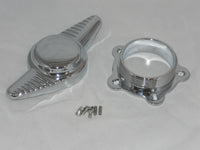 AMERICAN RACING FLUTED 2 BAR SPINNER 2-1/4 + 2-1/8 SPACING WHEEL RIM CENTER CAPS