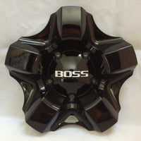 BOSS MOTORSPORTS 333 WHEEL RIM CENTER CAP ACC 3240 02 SCREW ON BLACK