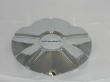 KMC 124 ACE CHROME WHEEL RIM CENTER CAP 1000124 S209-71 CAP-124-24 WITH LOCKRING