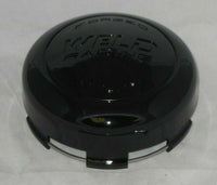 WELD RACING FORGED ALLOY GLOSS BLACK WHEEL RIM CENTER CAP 614-3635B