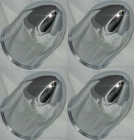 4 CAP DEAL CRAGAR BULLET DOME WHEEL RIM CHROME CENTER CAPS 3.28" DIA BORE