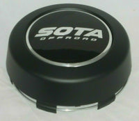 SOTA OFFROAD FLAT MATTE BLACK 8 LUG WHEEL RIM CENTER CAP A680F-1 6005K132