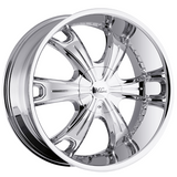 Milanni 452 Stellar Chrome Wheel Rim Center Cap V452-CAP LG0909-24 with Screw