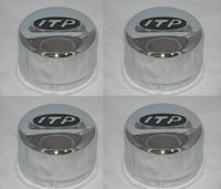 4 CAP DEAL ITP CHROME METAL SNAP IN STEEL WHEEL RIM CENTER CAP C137BX 4x137