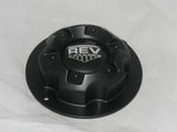 REV WHEELS FLAT MATTE BLACK WHEEL RIM CENTER CAP CAP403 LG1003-38