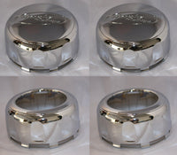 (2) 3182 OPEN (2) 3175 CLOSED SET 4x4 EAGLE ALLOYS WHEEL RIM CENTER CAPS 8 LUG