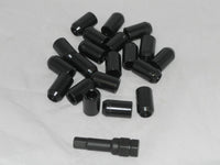 7/16" BLACK VANIDIUM ACORN SEAT TUNER 6 SPLINE LOCK LUG NUT SET OF 20 AND 1 KEY