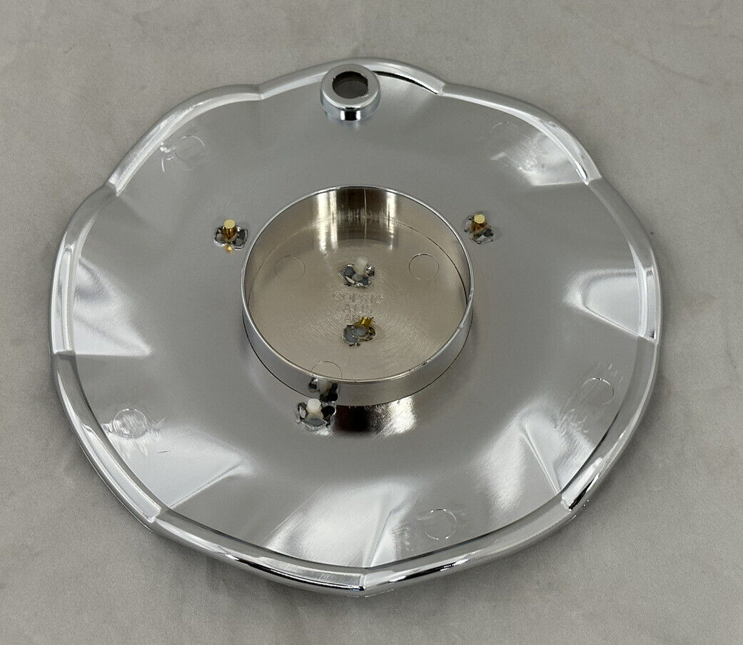 Vogue Stardust COP61C A115 Gold Wreath Crest Chrome Wheel Rim Center Cap 4 PACK | COP61CA115 | Aftermarket Branded | Plastic Vogue Stardust COP61C A115 Gold Wreath Crest Chrome Wheel Rim Center Cap 4 PACK | COP61CA115 | Aftermarket Branded | Plastic