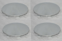 4 CAP DEAL DOME BULLET 8 LUG CHROME WHEEL RIM CENTER CAP 5.125" BORE 1.5" TALL