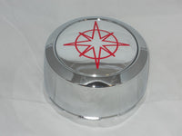 RARE COMPASS APEX LOGO MCM SCA 3335 AEWC CHROME WHEEL RIM CENTER CAP 3335-06