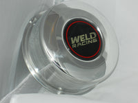 WELD RACING 8 LUG WHEEL RIM CENTER CAP POLISHED ALUMINUM 4.9" BORE 605-5001